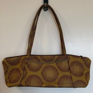 Maruca  Millie Lu Handmade Brown and Tan Patterned Women's Purse